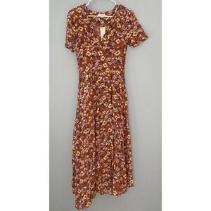 YUMI KIM Into You Floral Dress Maxi Dress New With Tags Size Small